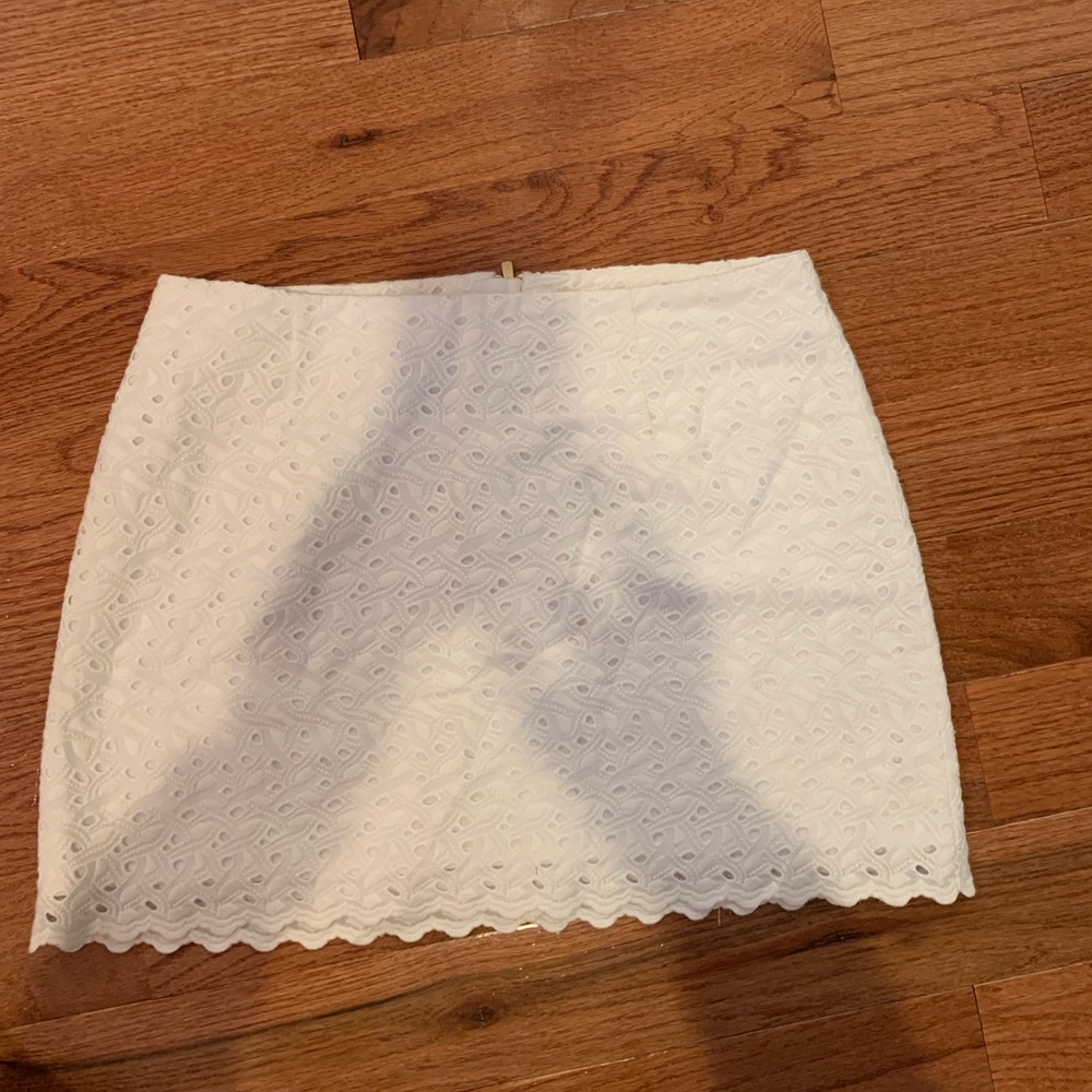 White eyelet Lilly Pulitzer Skirt